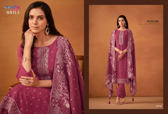 Alivia 3 By Vipul Embroidered Soft Georgette Salwar Kameez Wholesale Price In Surat
